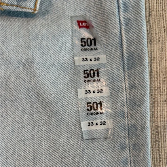 Levi's Boyfriend Jeans Classic Light Blue 32 x 32 - Picture 4 of 8